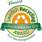 Vinnare av Swedish Recycling Award