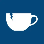 Ny symbol för porslin som föreställer en trasig kopp