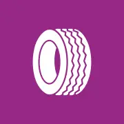Ett däck - symbol för däck