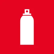 En sprayflaska - symbol för sprayflaskor