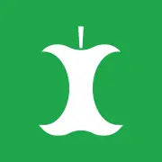 En äppelskrutt - symbol för matavfall